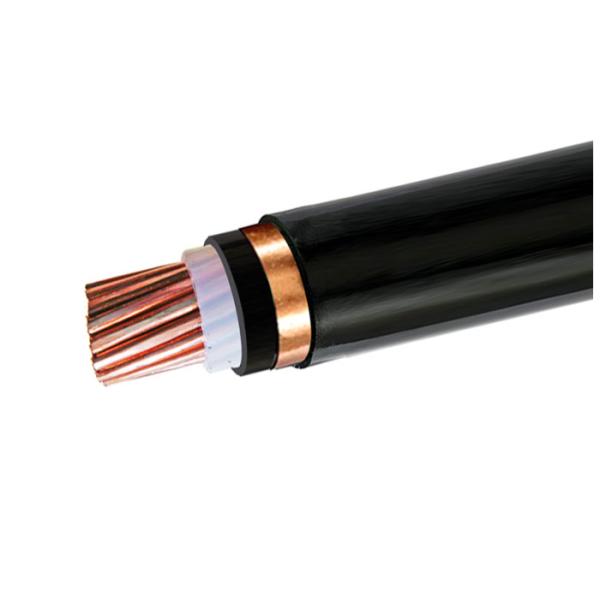 Single Phase XLPE Insulation Cable Copper Copper Tape Shield Electric Cable