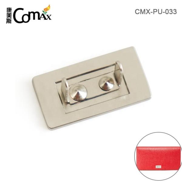 Customized Handbag Metal Label with Eco-friendly Material and Matt Nickel Plated Finish