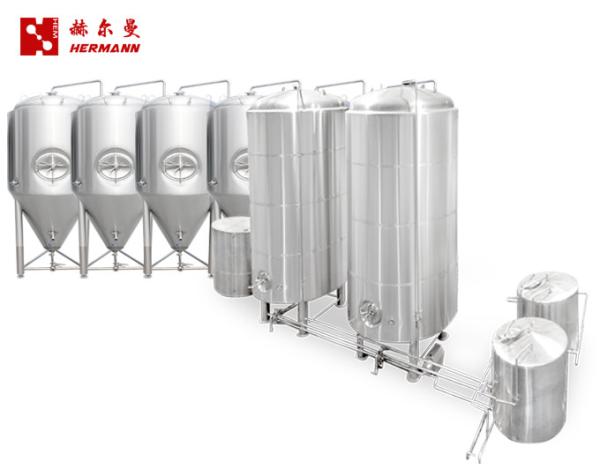 60bbl Stainless Steel 304 Brewing Equipment , Commercial Electric Brewing Equipment