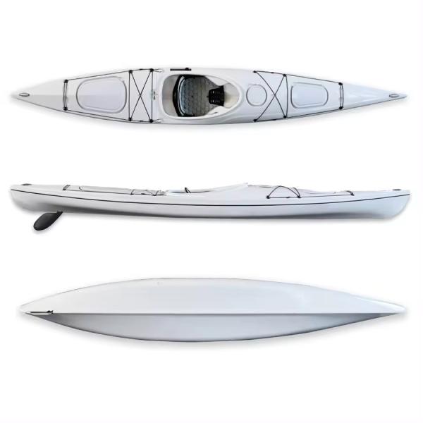 14'2 ST ABS Thermoformed Plastic Touring Sea Race Ocean Kayak Single Sit-In Kayak for Sale