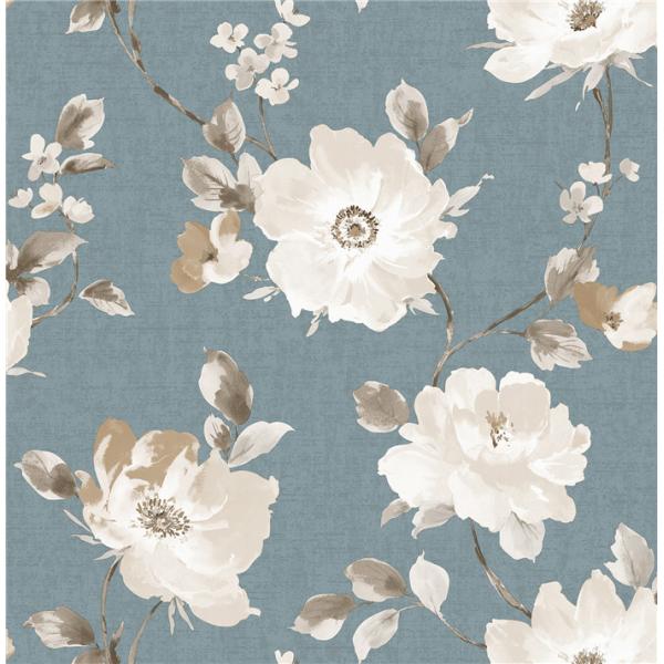 Sitting Room Decor Non Woven Wallpaper Heat - Proof With Flower Pattern