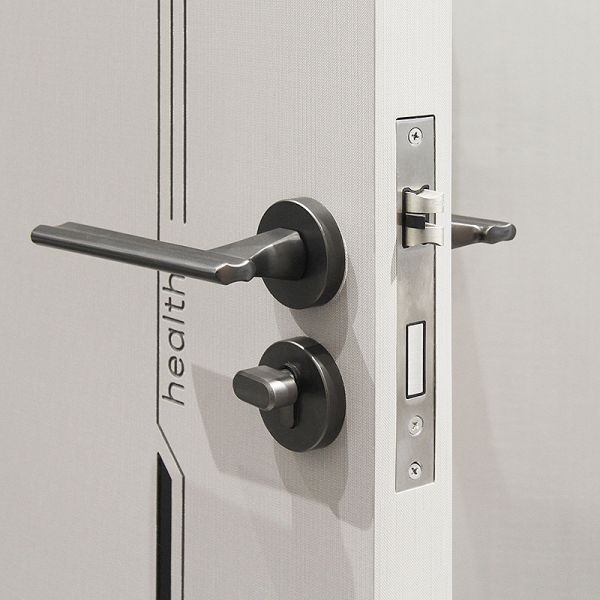 Modern Bedroom Interior Wooden Doors Customizable Thickness Waterproof