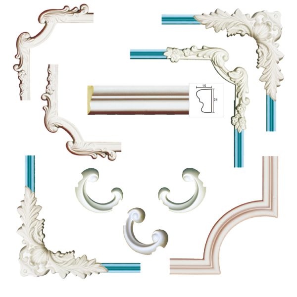 GD-85001 Eco-Friendly Polyurethane Foam Panel Anti-Aging Decorating Wainscoting For Living Room