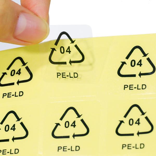 Printed Clear Logo Sticker Labels Waterproof For Makeup Product