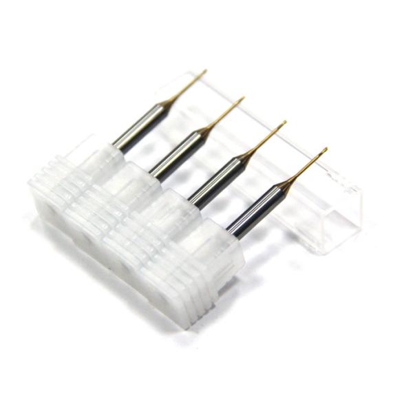 炭化物の2mmマイクロ エンド ミル/1つのMmの2つのフルートの炭化物のエンド ミルの深い溝