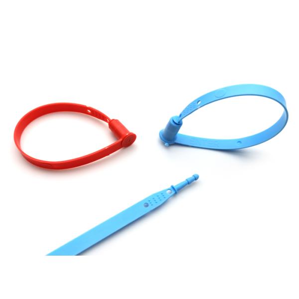 200mm PP ABS Plastic Container Seal With 194N Tensile Strength Customized Color
