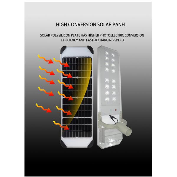 1423x396x95mm Integrated Led Solar Street Light 320w 8 Angles 16 Heads