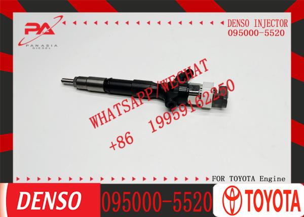Car Part Fuel Injector For Toyota Hilux Spare Parts OEM 095000-5520 23670-0L010 With Engine Isbe Diesel Injector Injection Valve