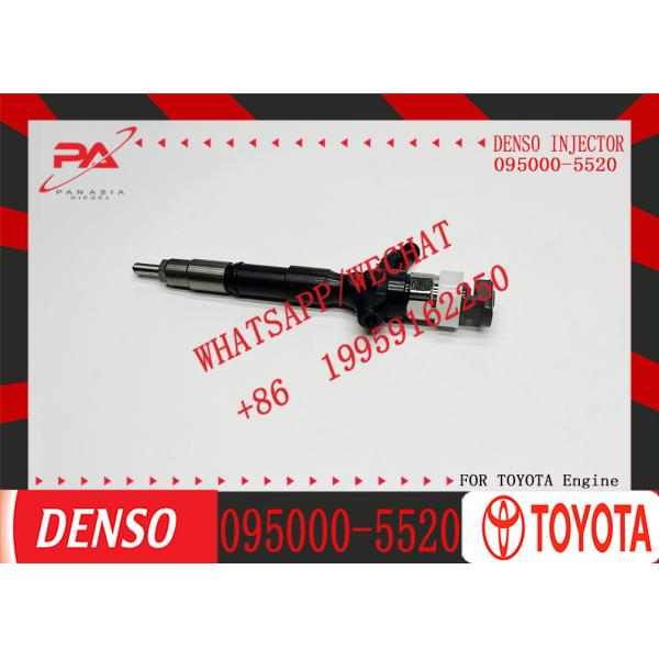Car Part Fuel Injector For Toyota Hilux Spare Parts OEM 095000-5520 23670-0L010 With Engine Isbe Diesel Injector Injection Valve