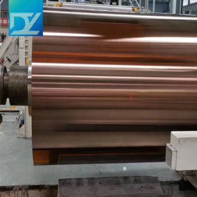 Sus 201 Hairline Pvd Rose Gold 1240mm Color Coated Coil