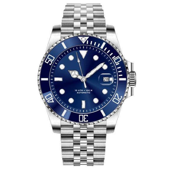 0.7 Inch Mens Stainless Steel Quartz Watch 10ATM Water Resistant Watch OEM