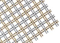 Tela arquitetónica do metal da malha para a abertura de construção das fachadas 21.5mmx50mm