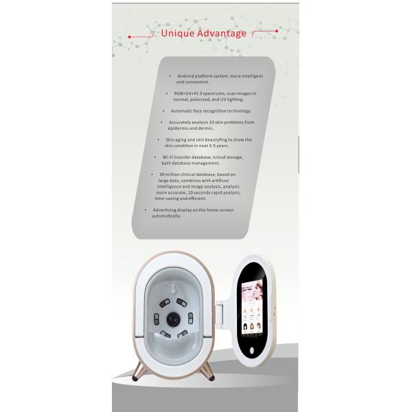 Professional Ai Face Analyzer Magic Mirror Max Skin Detector M9 With Tablet For Skin Care