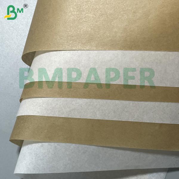 35g 38g  Brown Microwave Safe Air Fryers Greaseproof silicone parchment paper for Self-adhesive backing paper