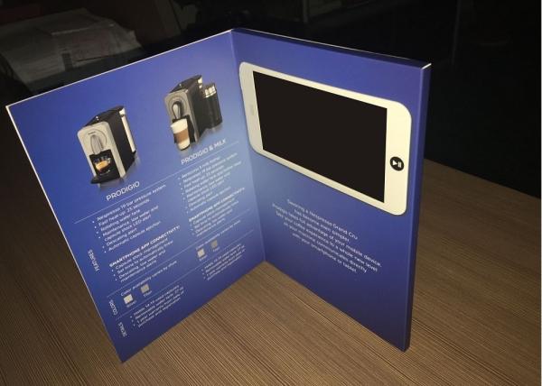Folded Interactive Video Box Mailer For Wedding Party Festival Greetings
