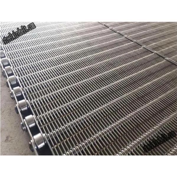 Alkali Resisting Eye Link SS316 Chain Conveyor Belt