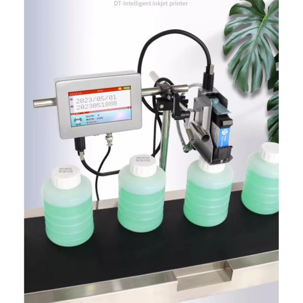 2-12.7mm Print Dimension Industrial TIJ Inkjet Printer for Bottle Plastic Pouches Bags