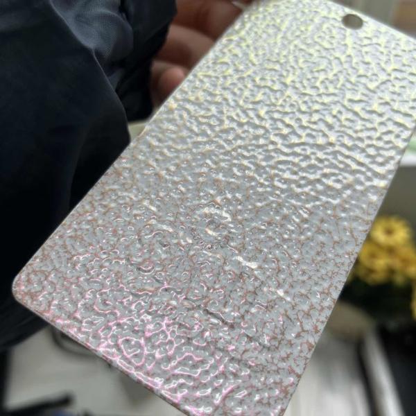 Color Shifting Hammer Texture Powder Coating for Metal Surface with Customized Gloss