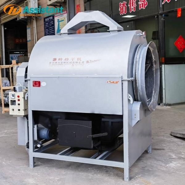 DL-6CSTP-CM110 Household Tea Roasting Drum Machine for Wood/Coal Heating Tea Fixation