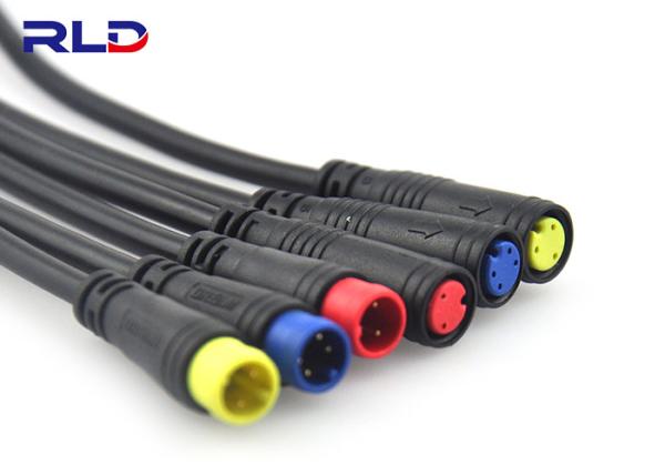 M8 Mini Waterproof Electric Bike Connectors IP65 IP68 For Motion Control