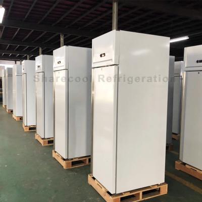 Single Door Air Cooling Stainless Steel Upright Fridge 530L Top Mounted Freezer