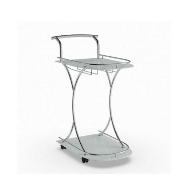 Metal Modern Drinks Trolley Gold Glass Bar Cart Hotel Food Serving