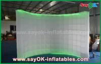 Venda por atacado inflável Photobooth da parede de cerco da cabine da foto do casamento inflável das decorações do partido com pano de nylon