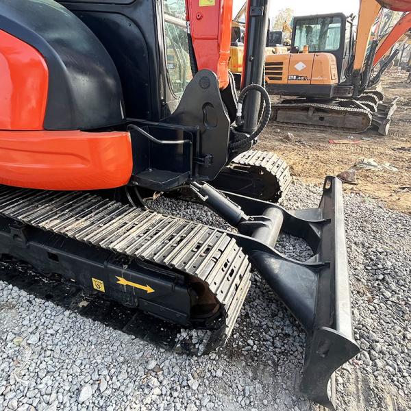 5.5 Ton Used Kubota Excavators Small Size 0.24m3 Bucket Capacity Original Version