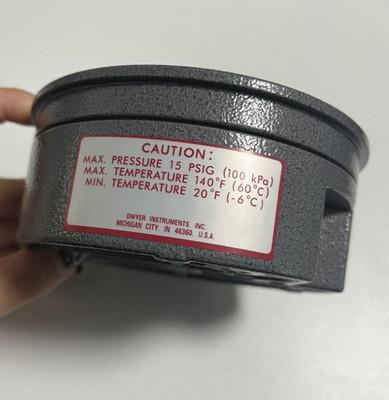Manomètre de pression différentielle Magnehelic Série 2000 Dwyer (0–60 Pa)