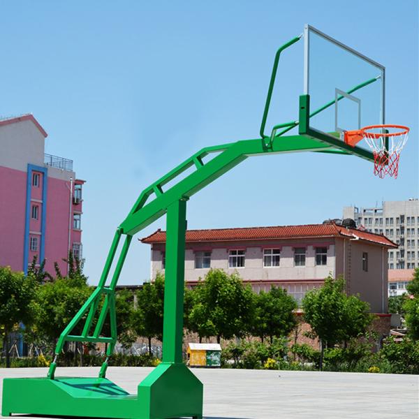 Manual Hydraulic Basketball Hoop Stand Indoor Backboard Size 1800 x 1050MM