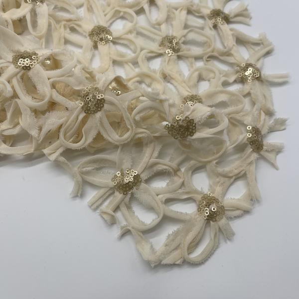 Embroidery Sequence Work Fabric Radiant Embroidery Fabric
