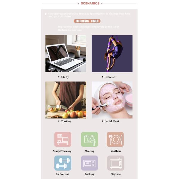 Countdown Cute Kitchen Timer , 72g Animal Kitchen Timer 7*7*8cm