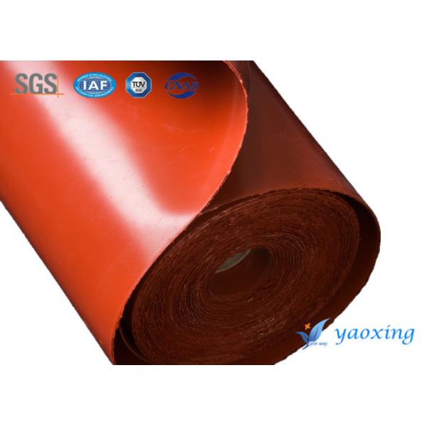 Type armure toile résistant à hautes températures de tissu de fibre de verre de silicone de 1.5m