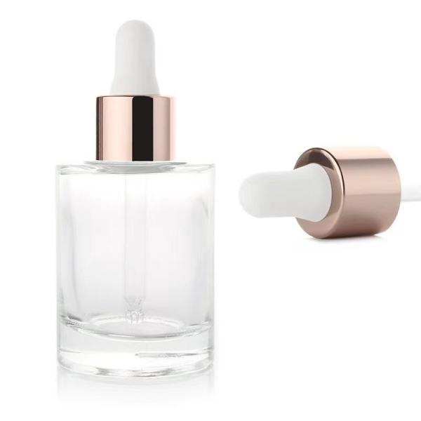 Flacon d'huile essentielle en verre dépoli de 20 ml avec col de 18 mm