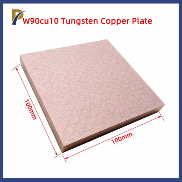80W20Cu Tungsten Copper Alloy Plate 2mm 3mm 5mm 10mm For EDM Electrode