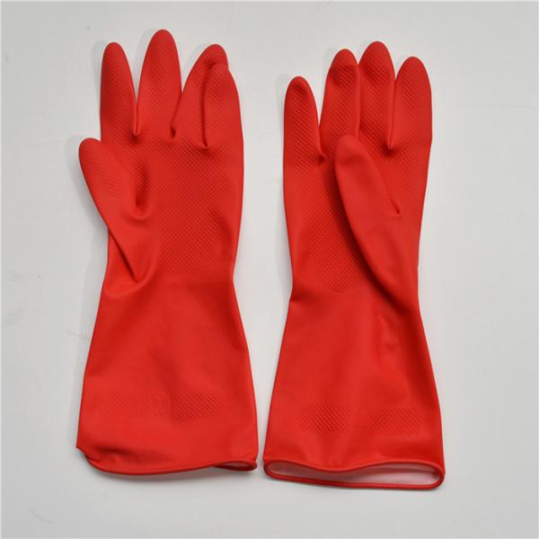XL Anti Oil Kitchen 70g Rubber Dishwahing Gloves