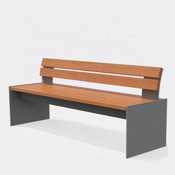 Суд скамейки в парке новой рамки металла дизайна 2020 деревянный усаживая подгонянный общественный ждать