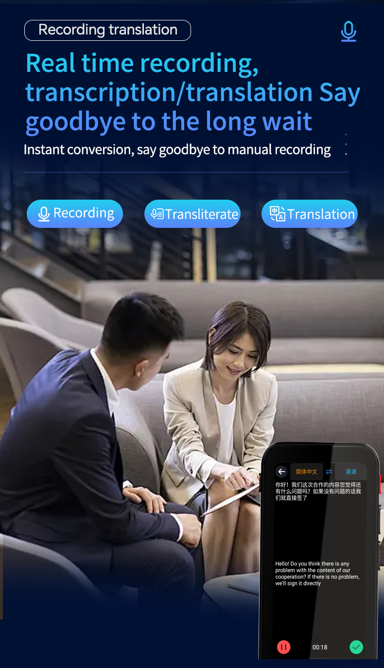Real Time Voice Calling Translator 142 Languages Two Way Translation Device
