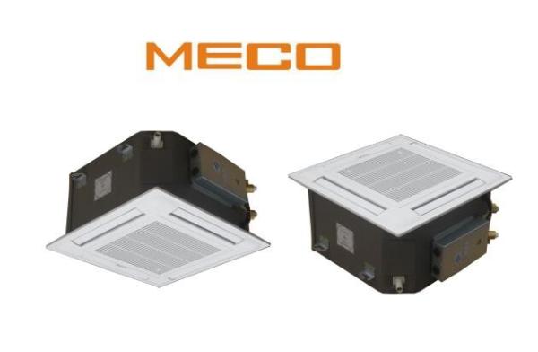 2 Tube Hydronic Fan Coil Unit , Cassette Type Fan Coil Unit Capacity 400CFM