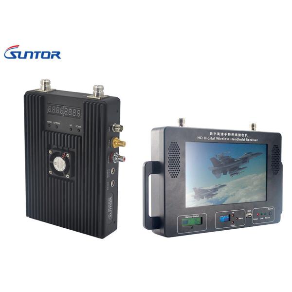 二重-オーディオ・リンクが付いている専門の移動式ビデオ無線データ伝送機