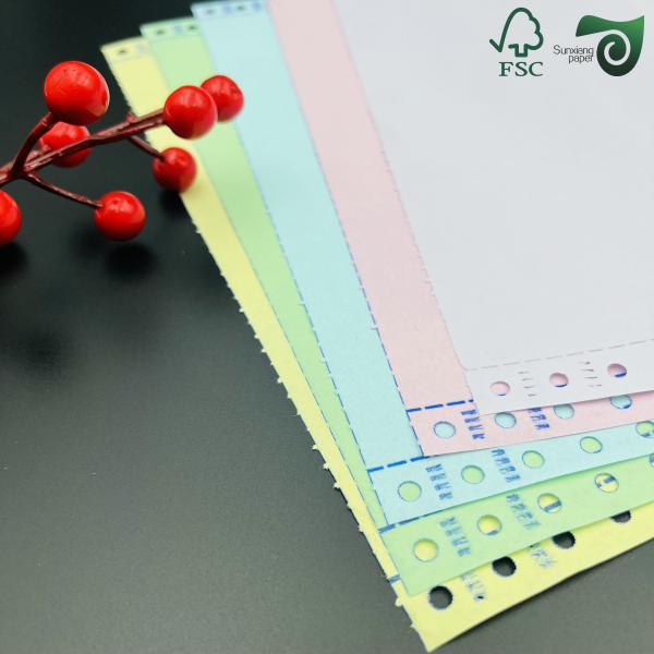 CB CFB CF 9.5  11 Carbonless NCR Paper For Thermal Printers Crisp Clear Images FSC