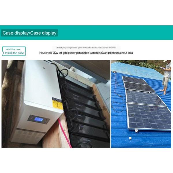 Фотовольтайческое управление инвертора -решетки домочадца 2000w системы 220v панели солнечной энергии
