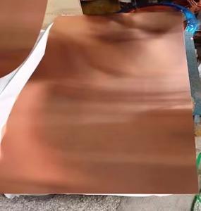 2mm Red Copper Sheet For Industrial Use Cold Rolled Hot Rolled
