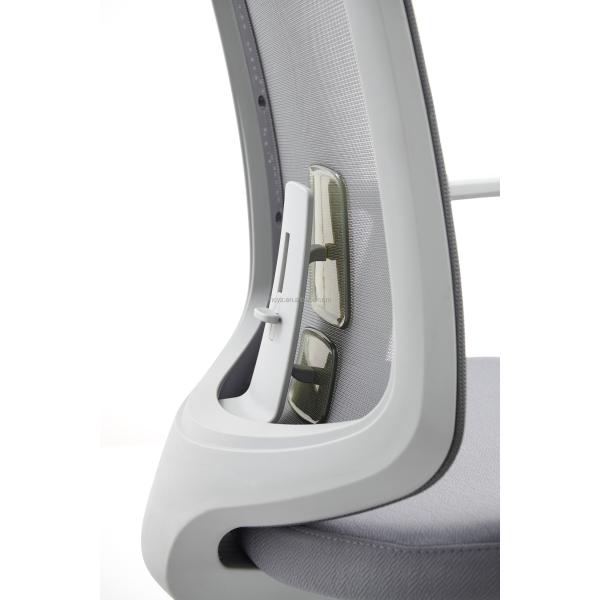 M-062B Mid back gray swivel mesh chair ergonomic executive high back office chair