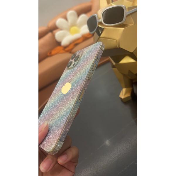 Flash Powder Phone Back Film Border Protection Sticker For 11 Pro Max