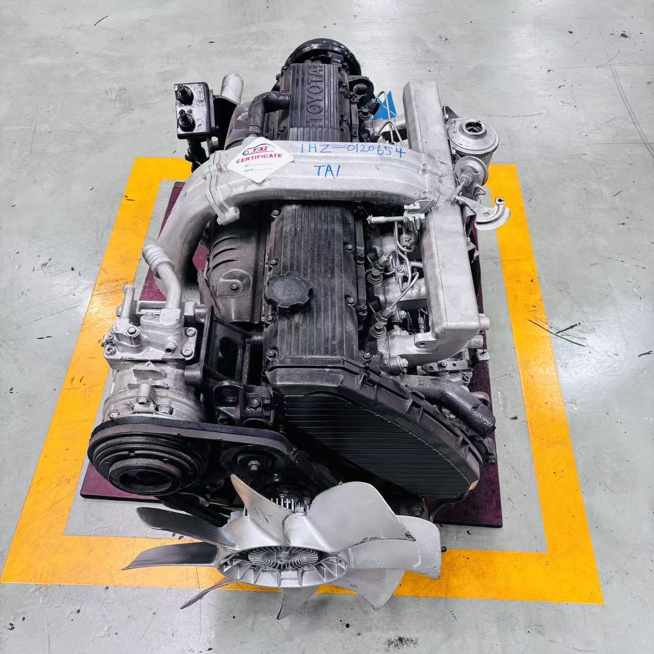 1HZ Diesel Engine 4.2L Naturally Aspirated with 96kW Max Power for Toyota Land Cruiser 70 80 Series
