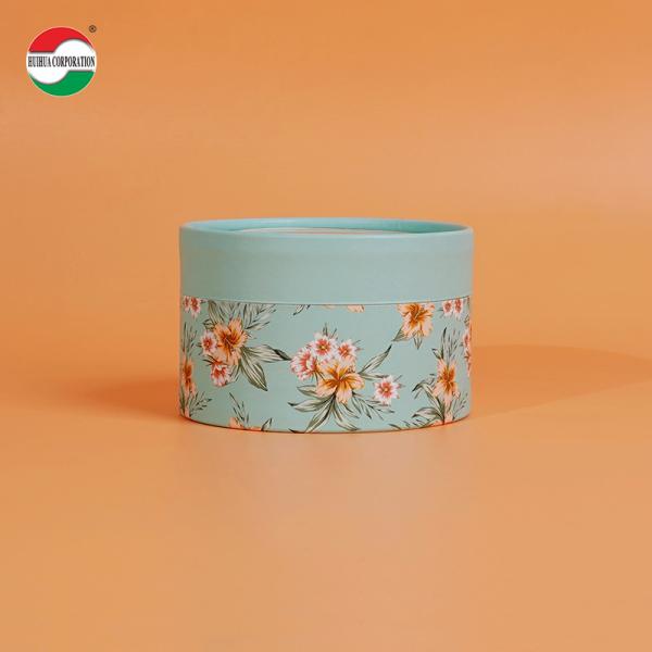 Emballage en tube de papier rond Kraft en carton personnalisé écologique pour cosmétiques en poudre