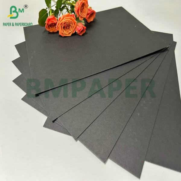 300gr 350gr Uncoating Solid Black Paper For Shopping Bag 70 X 100cm