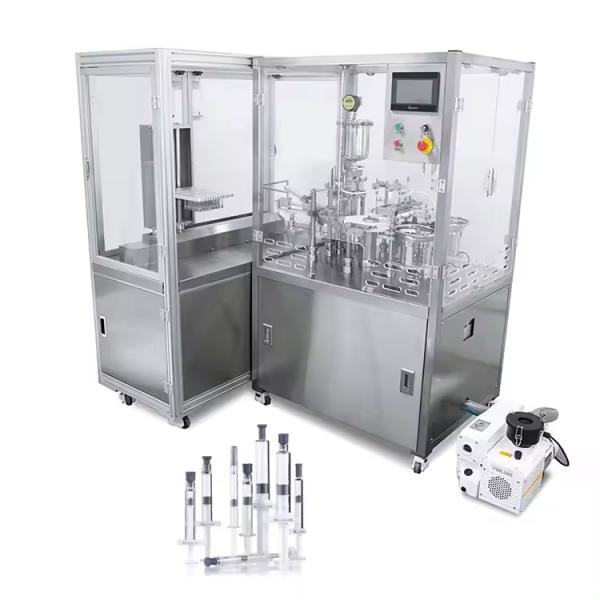 Stainless Steel Syringe Filling Machine Accuracy Production Capacity Of 1700-2800 P/h
