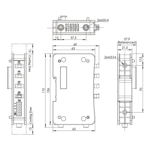 20-24VDC 256 Levels Machine Vision Components DPM Digital Current Controller